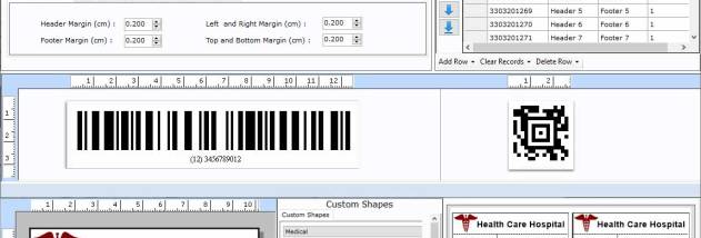 Hospital Barcode Software screenshot