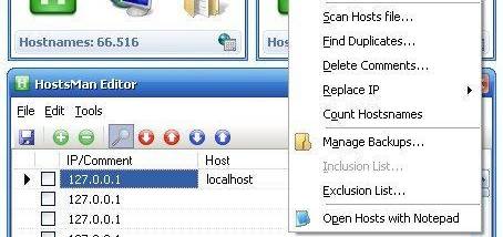 HostsMan screenshot