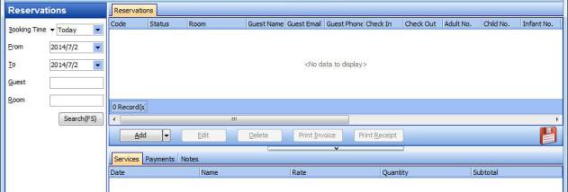 Hotel Management +Restaurant Version screenshot