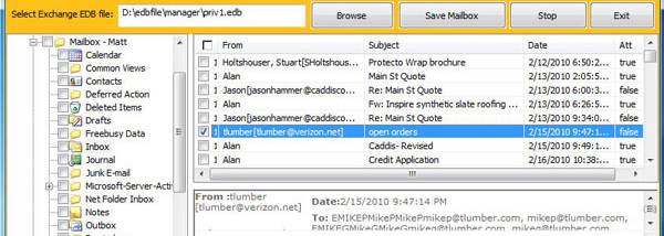 How to Extract EDB File screenshot