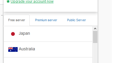 Hoxx VPN Proxy for Firefox screenshot