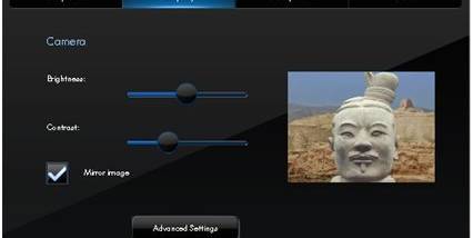 HP MediaSmart Webcam Software screenshot