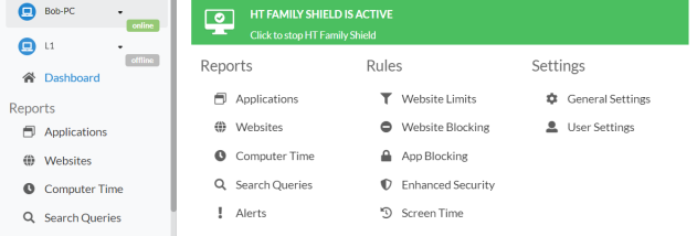 HT Family Shield screenshot