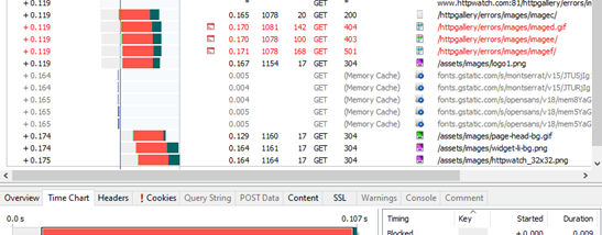 HttpWatch Basic Edition screenshot