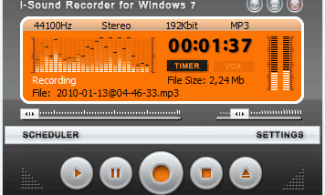 i-Sound Recorder screenshot