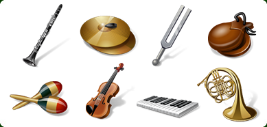 Icons-Land Vista Style Musical Instruments Icon Set screenshot
