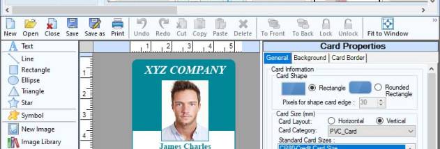 ID and Label Designing Software screenshot