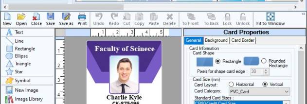 ID Badge Designing Software screenshot