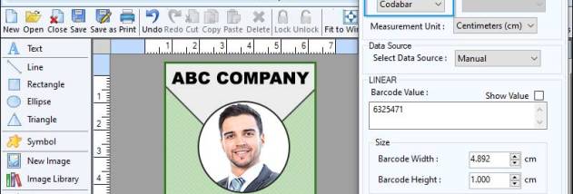 ID Badge System Application screenshot