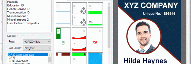 ID Badges Barcode Labeling Software screenshot