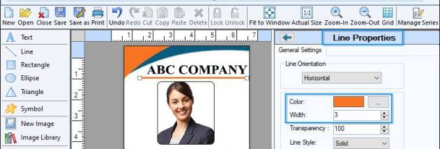 ID Badges Designing Software screenshot
