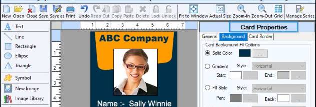 ID Badges Designing Utility screenshot