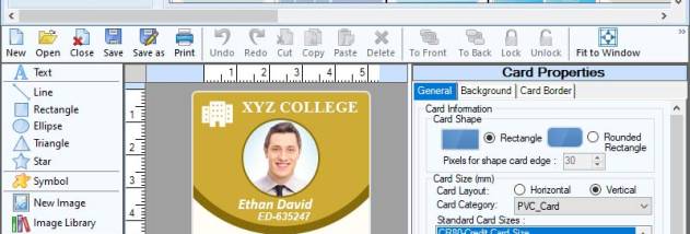 ID Card Badges Software screenshot