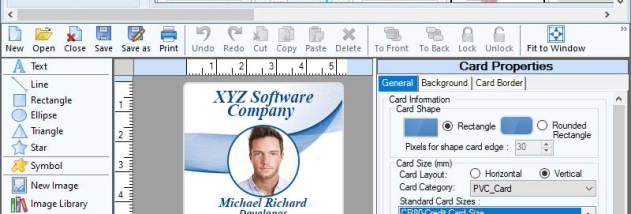 ID Card Design and Printing Software screenshot