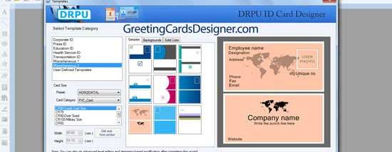 ID Card Designer Software screenshot