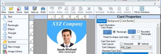 ID Cards Designer Tool screenshot