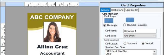 ID Cards Designing Program screenshot