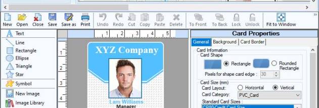 Identity card Generator Software screenshot