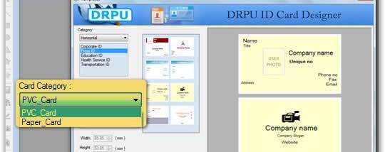 ID CardsDesign Software screenshot