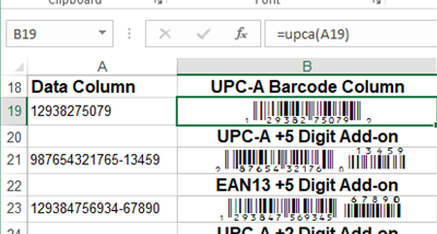 GS1 UPC EAN Barcode Font Package screenshot