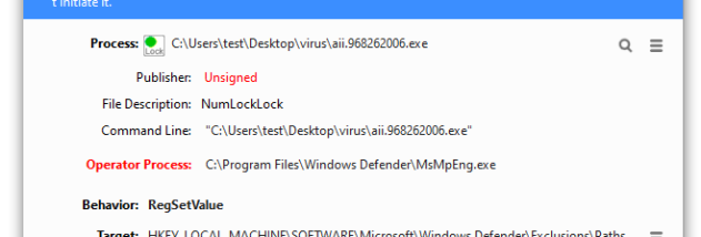 iDefender screenshot