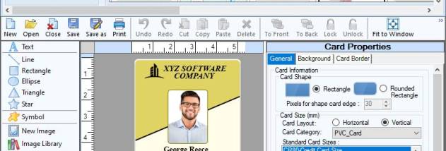 Identification Card Maker Software screenshot