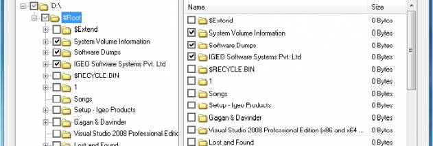 IGEO UNDELETE screenshot