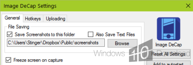 Image DeCap screenshot