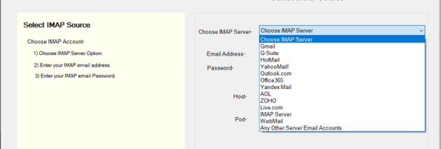IMAP Backup Migration Software screenshot