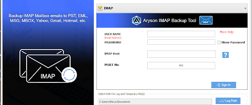 IMAP to IMAP Converter screenshot