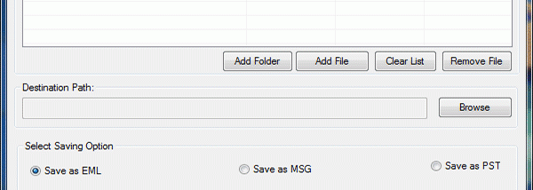 Import DBX File to Outlook screenshot