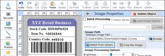 Industrial Barcode Design screenshot
