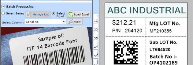 Industrial Barcode Generator screenshot