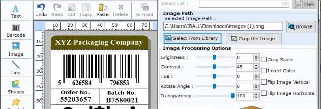 Industrial Barcode Maker Software screenshot