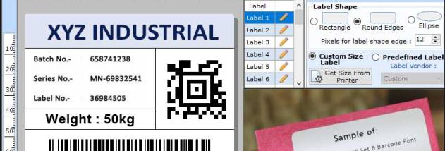 Industrial Barcode Maker Software screenshot