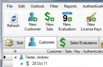 Infralution Licensing System screenshot