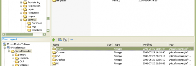 InfraRecorder (x32bit) screenshot