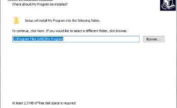 Inno Setup screenshot