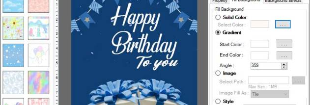 Install Birthday Card Designer Software screenshot