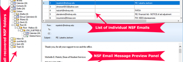 Instant Data Care NSF to PST screenshot