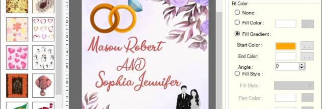 Instant Wedding Card Maker Tool screenshot