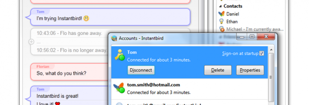 Instantbird Portable screenshot