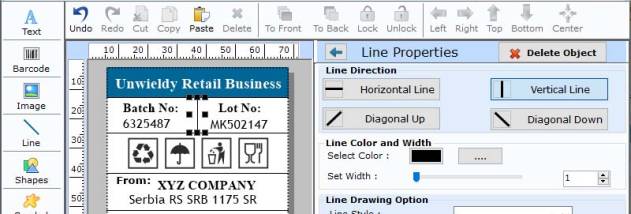 Inventory Barcode Generator Software screenshot