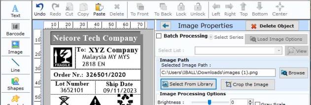 Inventory Barcode Generator Software screenshot