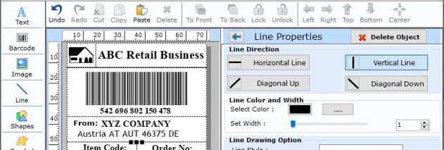 Inventory Barcode Labels Tools screenshot