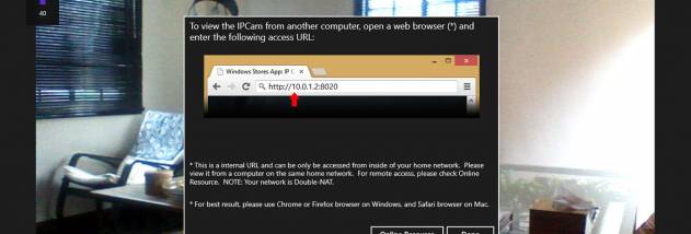 IPCam Pro Windows UWP screenshot