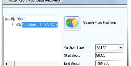 iPod MP3 Songs Recovery screenshot