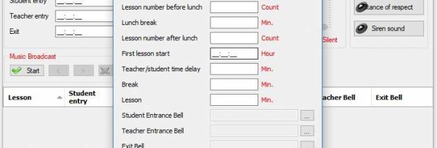 isimSoftware Bell Scheduling Software screenshot