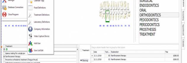 isimSoftware Dental Practice Management screenshot