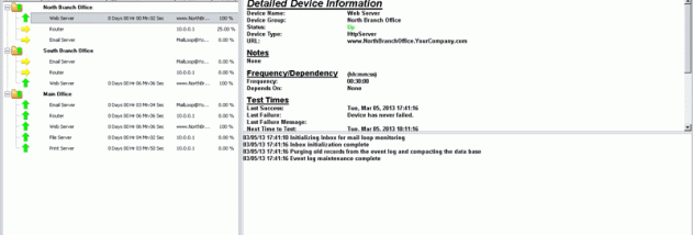 IsItUp Network Monitor screenshot